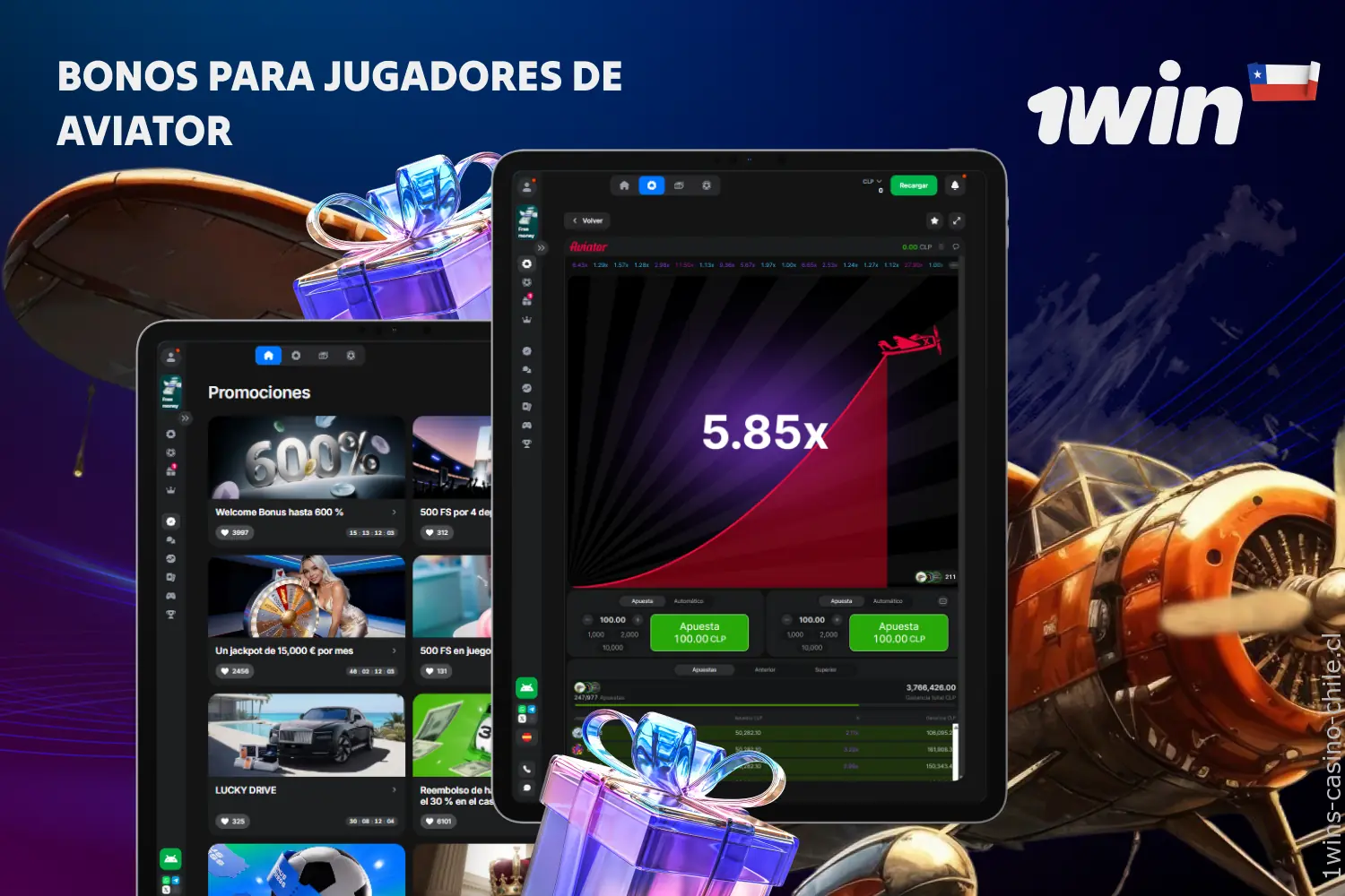 En 1win Aviator Chile, los jugadores pueden acceder a promociones exclusivas pensadas para maximizar sus ganancias